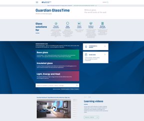 Guardian Glass uruchamia cyfrową wersję poradnika GlassTime  - „jedyne w swoim rodzaju internetowe centrum wiedzy o szkle”. 